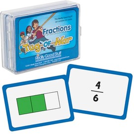 Really Good Stuff Tug of War - Fractions - 64 Cards