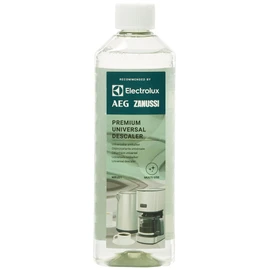 AEG Electrolux MBUD1 Premium Universal Descaler (for Coffee Machines, Kettles, Irons, All Brands, 500 ml, 5 Applications, Gentle, Odourless, Environmentally Friendly, Recycled Material)