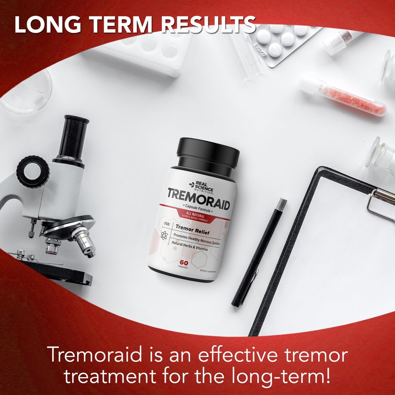 Tremoraid Essential Tremor Relief Supplements (60 Caps)* (3 Bottles)