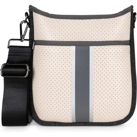 HAUTE SHORE JERI CULT CROSSBODY TOTE BAG ZIPPER CLOSURE ADJUSTABLE STRAP