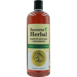 Secreto Herbal Shampoo Anticaída y Crecimiento con Cola de Caballo y Romero 1 Litro