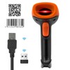Handheld 1D/2D/QR Barcode Scanner BT+2.4G Wireless USB Wired Bar Code