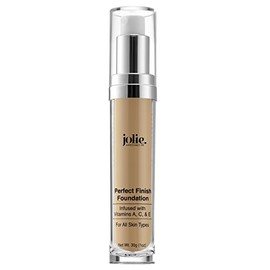 Jolie Perfect Finish Liquid Foundation Makeup SPF 15 Oil Free (LW3)