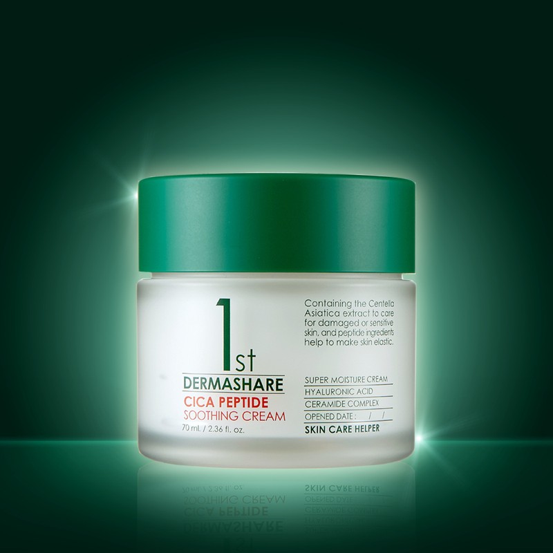 Dermashare Moisture Cream Cica Peptide Soothing Blemish Skin Soothing Non-irritating