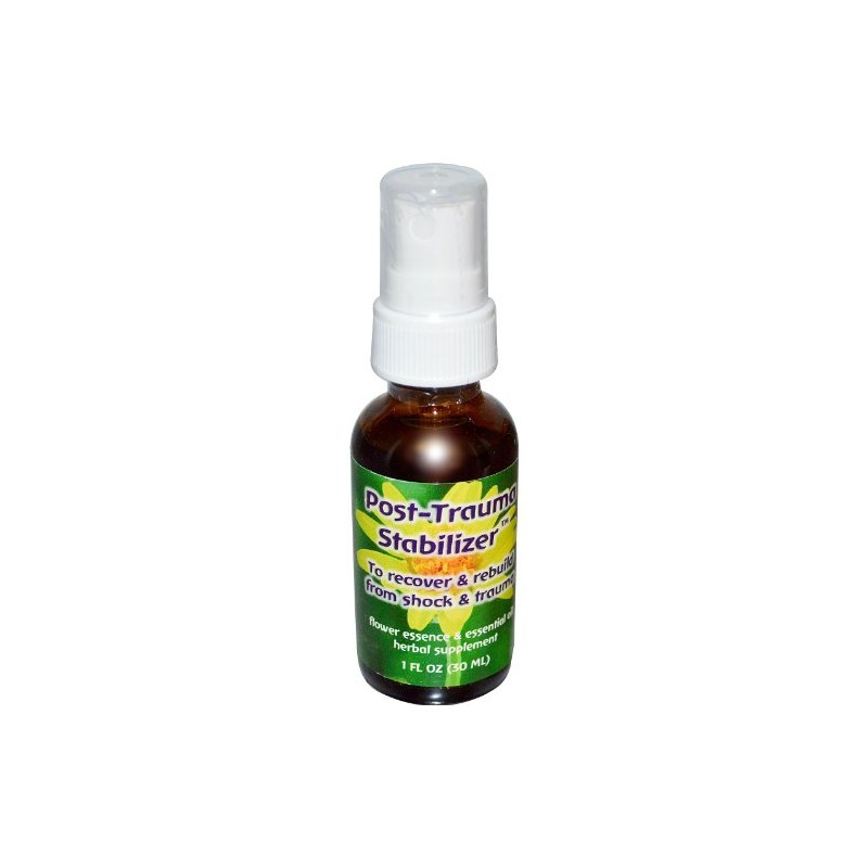 Flower Essence Services Post-Trauma Stabilizer Spray, 1 Ounce
