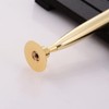 Luzen 4Pcs Desktop Pen Holder - Metal Swivel Stand with