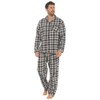 GM Apparel Men’s Traditional Brushed Flannel Comfy Pyjamas Set –