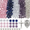 SUNNYCLUE 448Pcs Rosary Making Kits Rosary Charms Cross Charm Easter