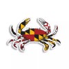 Reel Sticky Maryland Crab Sticker MD State Flag Cup Laptop