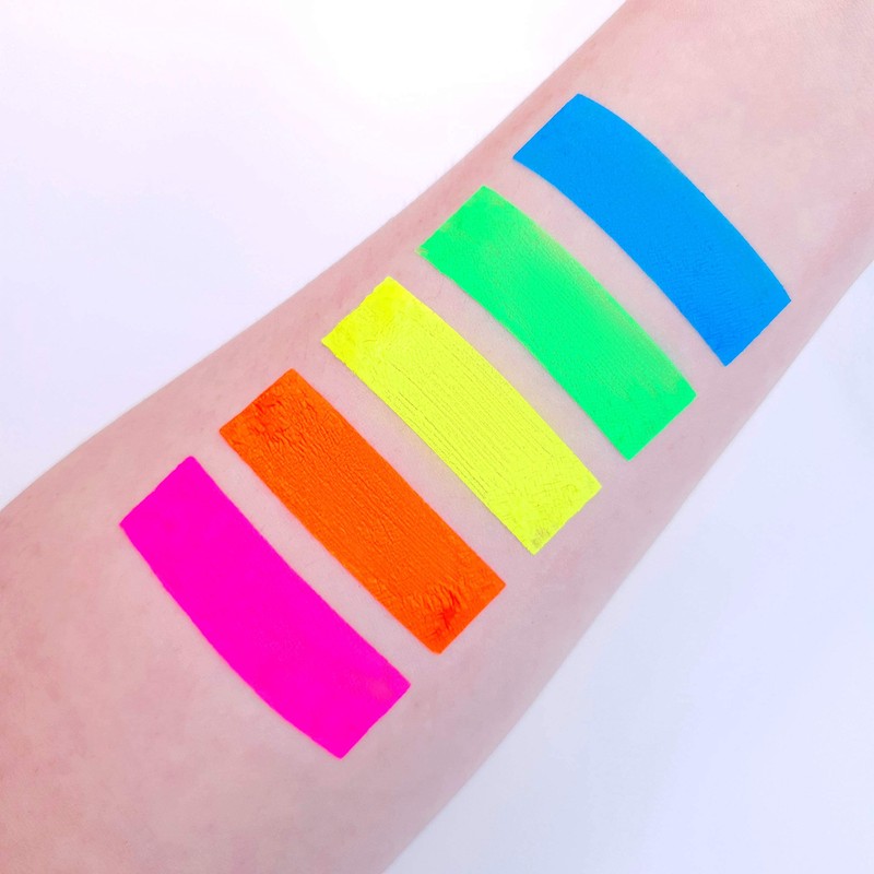 UV Body Paint Black Light Fluorescent Make-Up Body Painting Neon