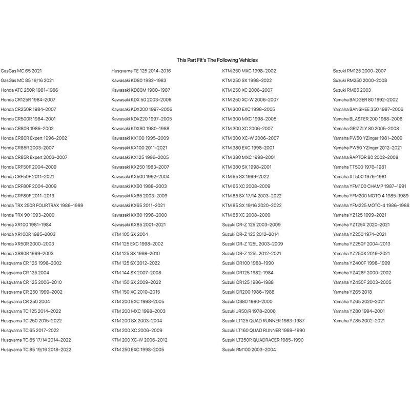 TUSK Flywheel Puller 27mm for Yamaha PW50 YZinger 1981-2009,2012-2024