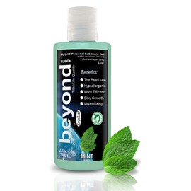 Beyond Lube 1BE-Me | Gel Lubricante Híbrido. Botella. 70 g (Menta) | Fórmula Híbrida Agua Silicón Aceites esenciales | Titanium Quality For EveryBody