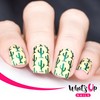 Whats Up Nails - Cactus Vinyl Stencils for Nail Art