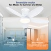Surtime Ceiling Fans with Lights-36 Low Profile Ceiling Fan with