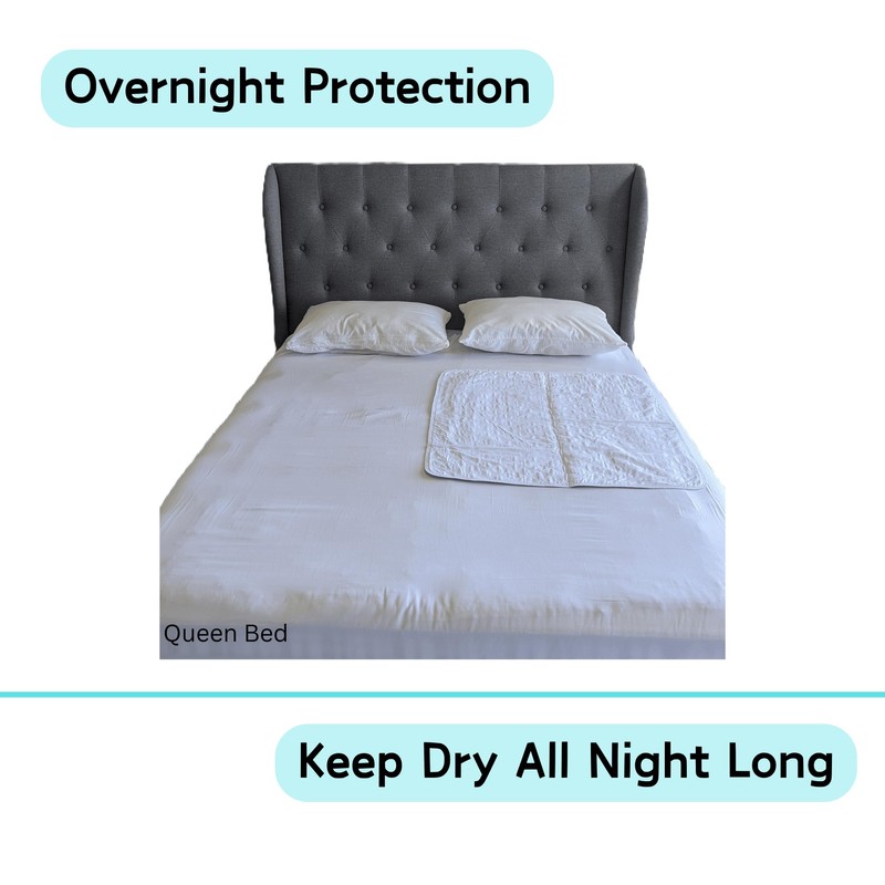Bed Pad Washable Incontinence Underpad - Heavy Duty, Absorbent Stain