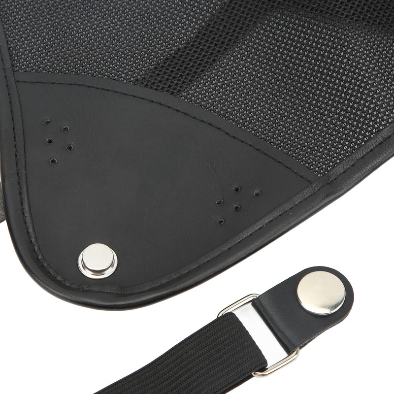 Archery Chest Guard Black PET And Cowhide Hunting Chest Protector