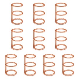 YONGDING Loose Leaf Binder Ring, Binding Binding, 3 Holes, Hole Diameter 0.6 inches (15 mm), Smooth Opening and Closing, Suitable for A5, A6 or B6 Sizes, Vocabulary Notebook, Seal Pad, Calendar