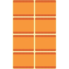 AVERY Zweckform 59370 Freezer Labels Temperature Resistant up to -20 °C 40 Stickers Orange Red