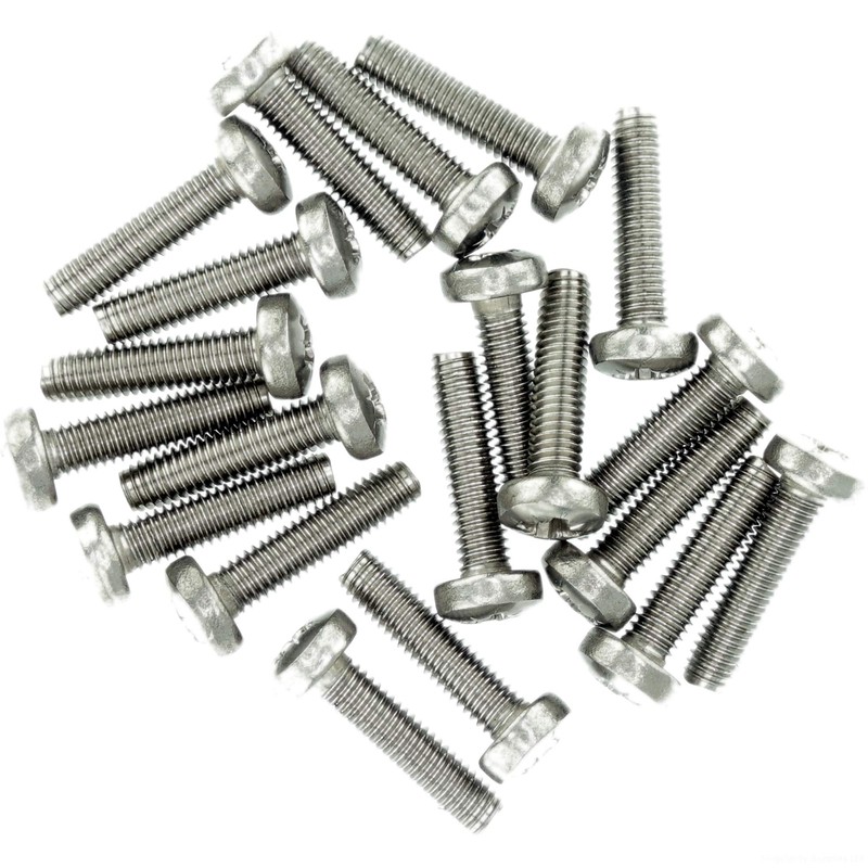 M6 (6mm x 25mm) Pozi Pan Thread Rolling Screw -