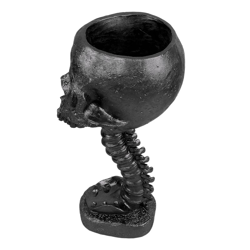 Skull Planter Spine Stand Set Innovative Exquisite Decorative Hand Painted