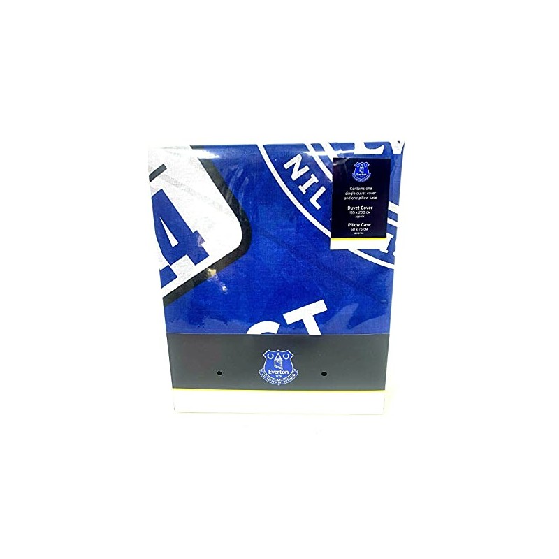 Premier Life EVERTON SINGLE DUVET COVER SET - PATCH,Blue,135cm x