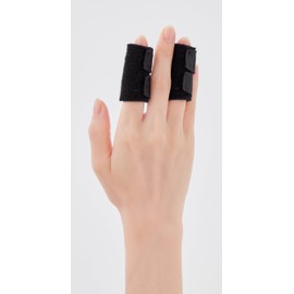 接骨院の先生が監修した指関節ｻﾎﾟｰﾀｰ 2個入 ﾌﾞﾗｯｸ