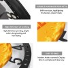 25cm Circular Iron Wall Clock with a Martini Glass and