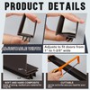 Pickmesh 4 Pcs 36 Inch Adjustable Storm Door Bottom Sweep