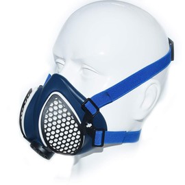 Dust Mask Respirator with Replaceable and Reusable Filters for Gardening,Running, Cycling, Outdoor Activities (Rsenr RM 10 Blue)