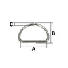 Ichinen Access Family Tool 56432 D-Ring (Wire Diameter 0.1 inch
