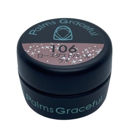 Palms Graceful Color Gel 3g 106 Rose Gray Dust Pearl Glitter