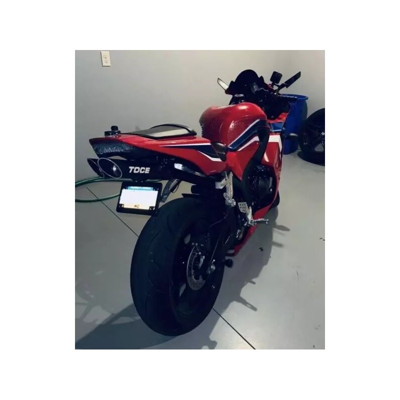 Beetelo Lighted License Plate Bracket for TOCE Exhaust Honda CBR
