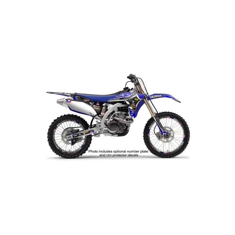 2000-2008 TTR 90 Podium Blue Senge Graphics Base Kit Compatible