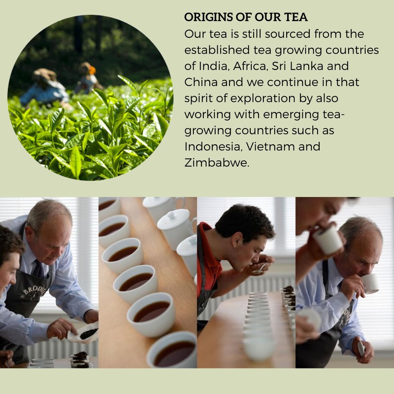 Brodies Tea, Lemon & Ginger, Caffeine Free Tea Imported from