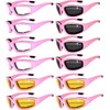 OWL 12 Pack Motorcycle Glasses Foam Padded Plastic Frame Motorcycle