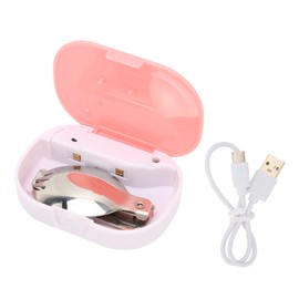 UV Sanitizer Box Foldable Spoon Set Portable Mini Size Auto Off USB Charging Safe Healthy Ultraviolet Light SanitizerPink