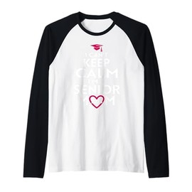 Class of 2025 Senior Mom Gifts Funny Graduation Raglan Baseball Tee