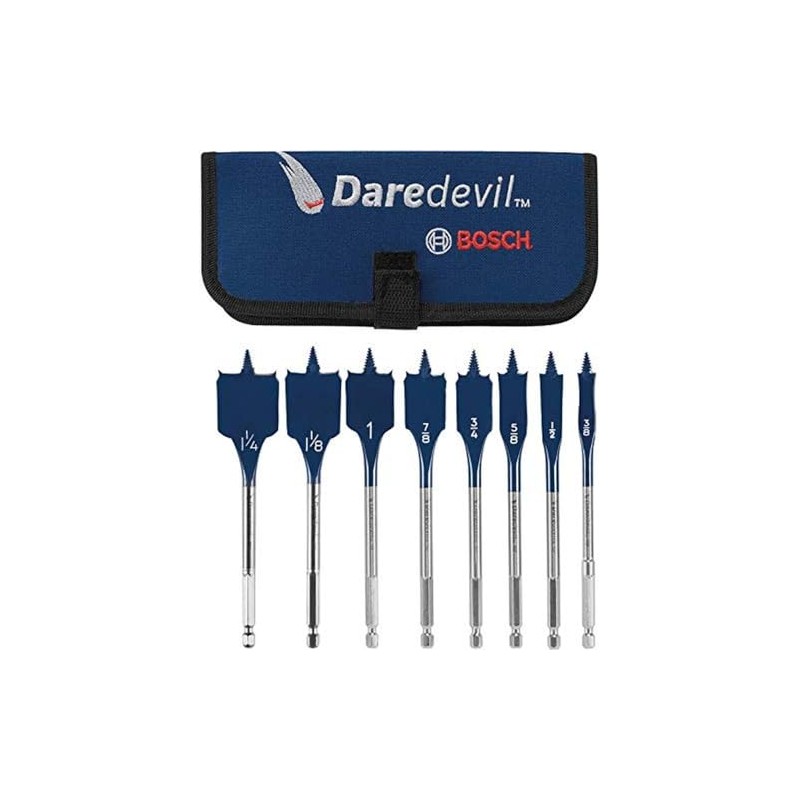 Bosch DSB5008P Daredevil 8 pc. Spade Bit Set