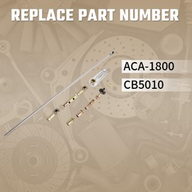 ACA-1800 Adjustable Column Shift Linkage Kit Fit for GM Turbo-Hydramatic TH-200, 200-4R, TH-350, TH-400, 4L60, 4L60E, 4L80E & 700-R4 Transmission Column Shift Linkage CB5010