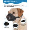 Soft Mesh Dog Muzzle 2-Pack, No Bite Escape-Proof Design, Breathable