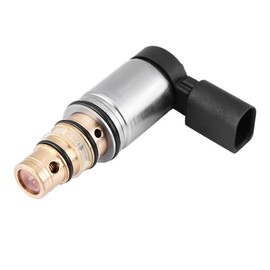Qiilu AC Compressor Control Solenoid Valve (Silver)