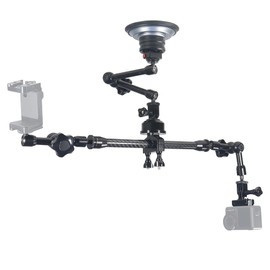 CS PRIORITY Aluminum Alloy 7" 11" Adjustable Magic Arm Bracket for DSLR Monitor Light Camera Cage Tripod (Combo B)