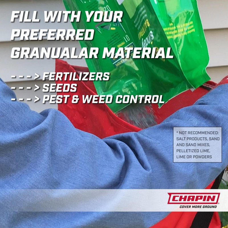 Chapin 84700A 25-Pound Professional Handheld Bag Seed spreader with Waterproof