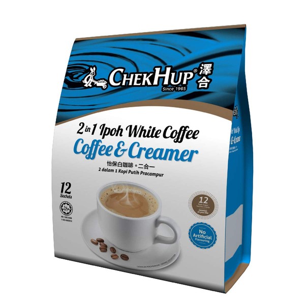 2-Pack Malaysia Authentic Chek Hup 2 In 1 Ipoh White Coffee (12s x 30g/pack) (2)