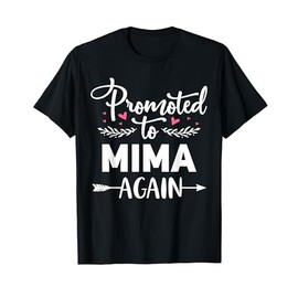 Promoted To Mima Again Cute Pregnancy Announcement T-Shirt