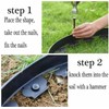 Landscape Edging Spikes, 8 inch Edging Spikes for Landscaping, Flower