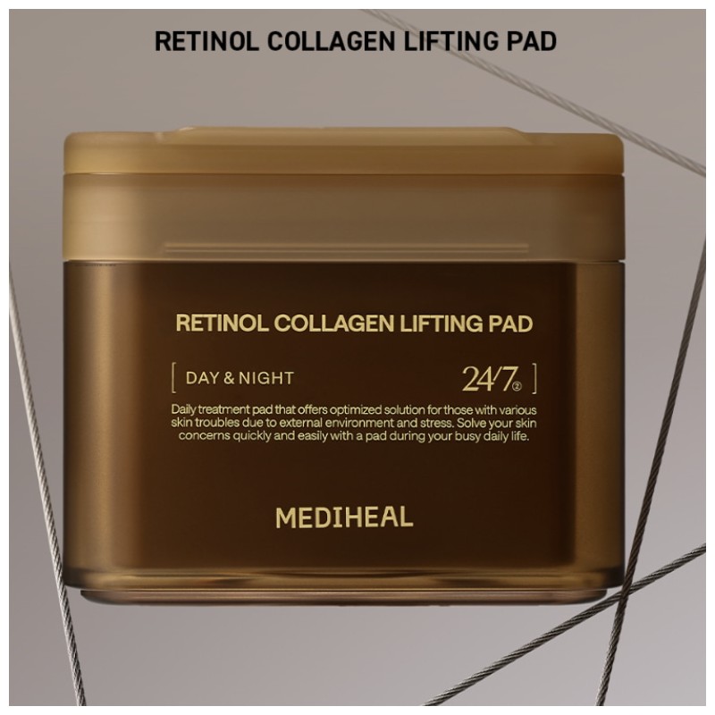 MEDIHEAL Square Toner Pads 200ea, Type:Watermide Moisture Pad