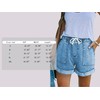 GOLDPKF Ladies Shorts Denim Shorts for Women Linen Cotton High