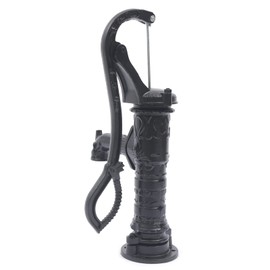 Antique Hand Water Pump kit, Hand Pump Shake Suction Pump Cast Iron Well Water Pitcher Press Suction Manual Water Jet Pump for Yard Garden Farm Irrigation