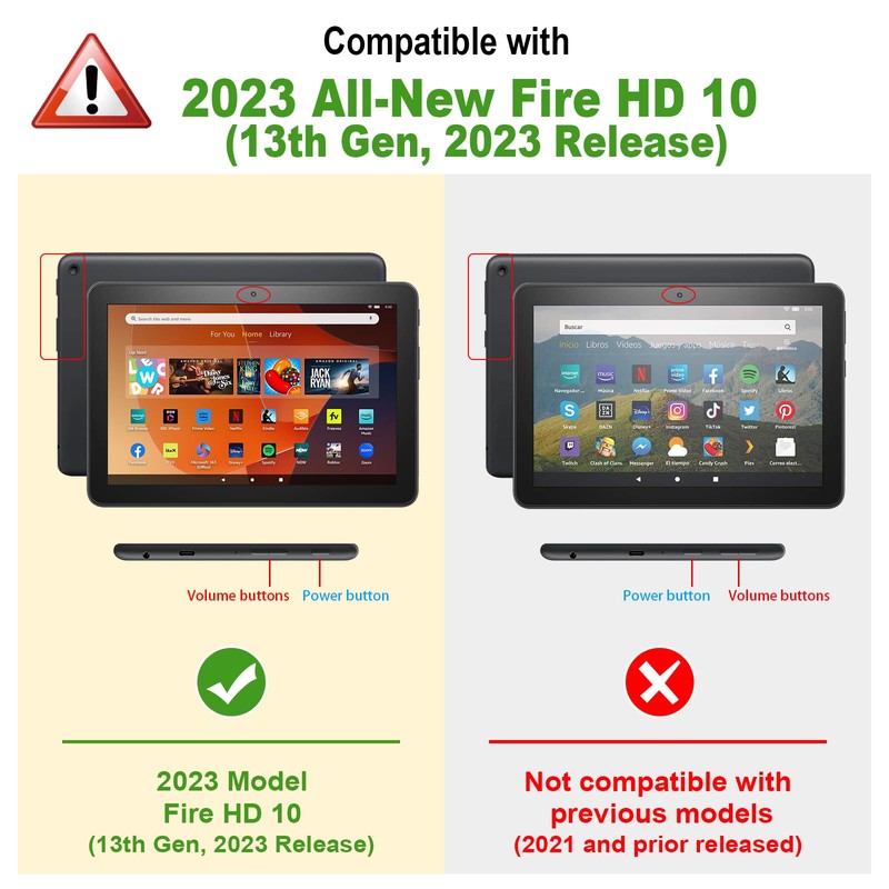 Fintie Slim Case for All-New Fire HD 10 Tablet (13th